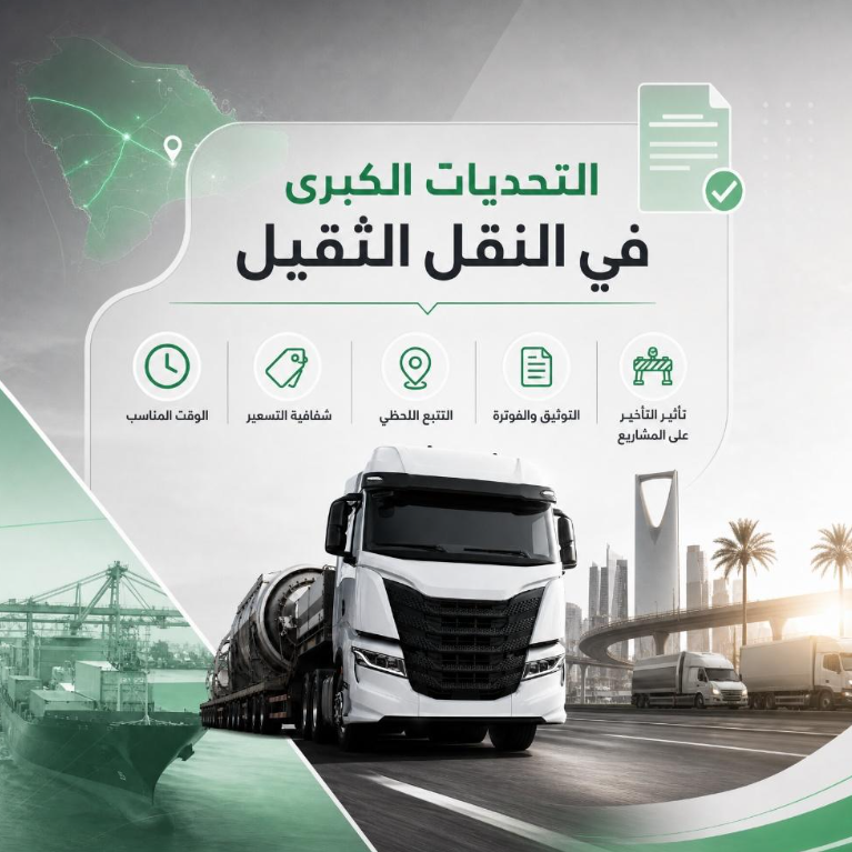 التحديات الكبرى التي تواجه الشركات في عمليات النقل الثقيل