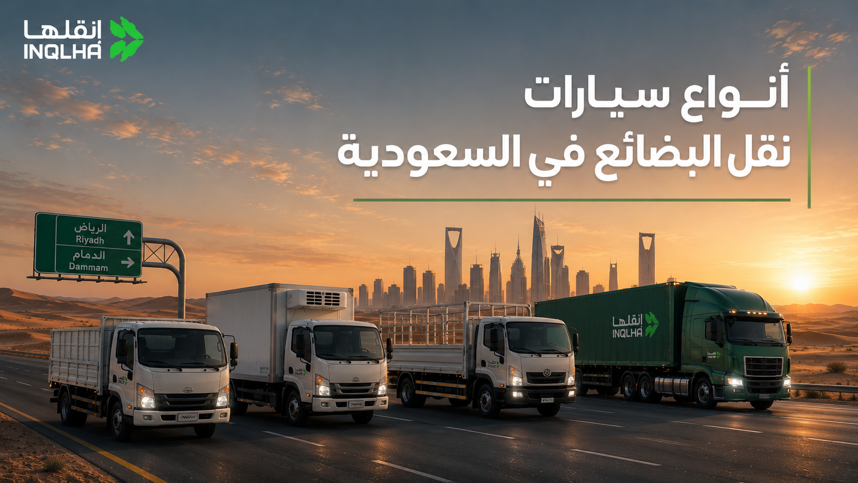 أنواع سيارات نقل البضائع في السعودية